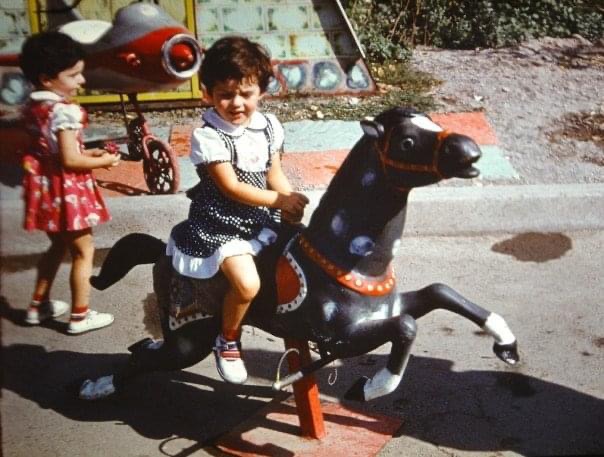 Anna Mazarsky as a 4 year old in former USSR